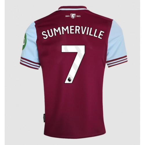 Fotbalové Dres West Ham United Crysencio Summerville #7 Domácí 2024-25 Krátký Rukáv